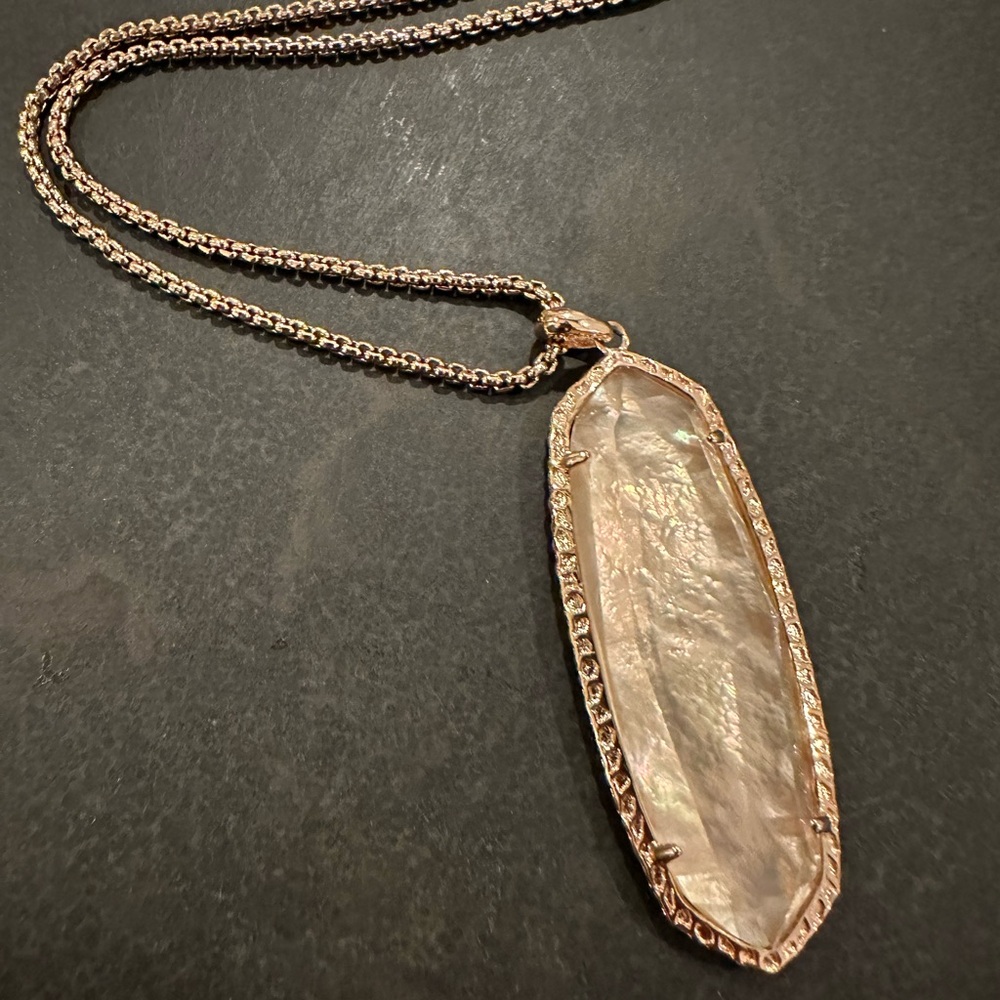 Kendra Scott Layden Rose Gold Necklace